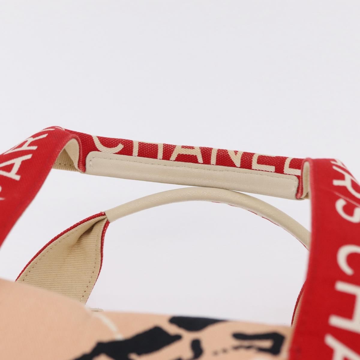 Chanel Eiffel Tower Printed Canvas, Multicolour, Canvas, Tote Bag