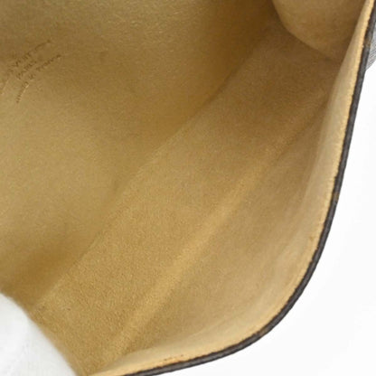 Louis Vuitton Florentine Pochette Damier, Brown, Canvas, Clutch