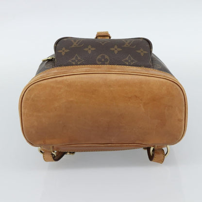 Louis Vuitton Vintage Montsouris Monogram Canvas, Brown, Canvas, Backpack