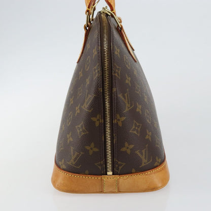 Louis Vuitton Alma Handbag Monogram Canvas, BROWN, CANVAS, Handbag