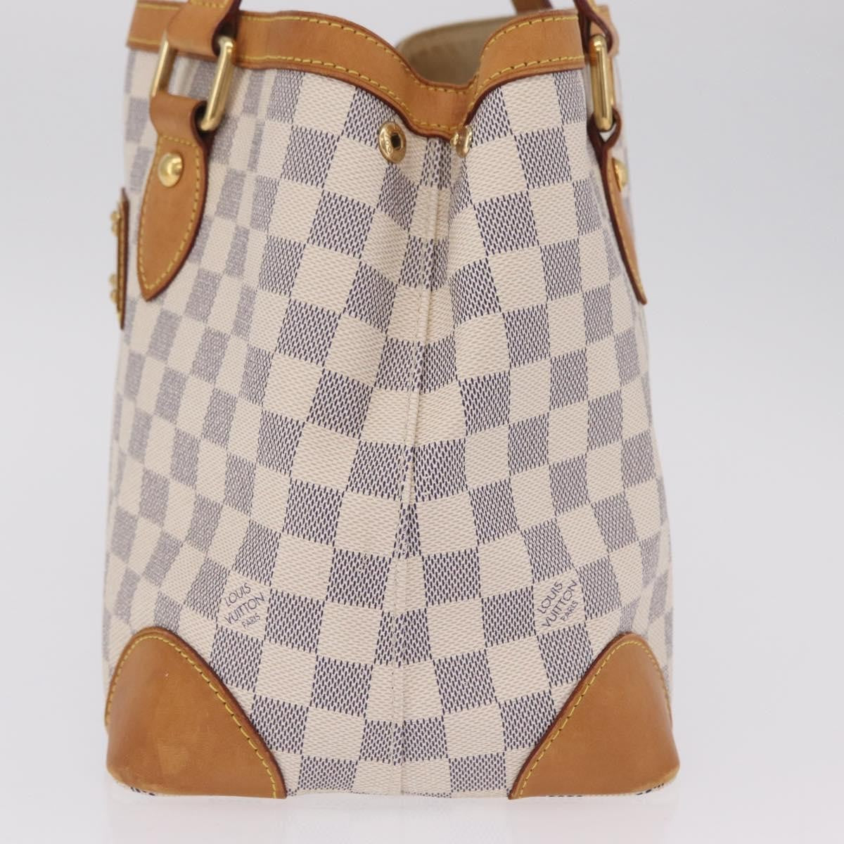 Louis Vuitton Hampstead Damier, Beige, Canvas, Handbag