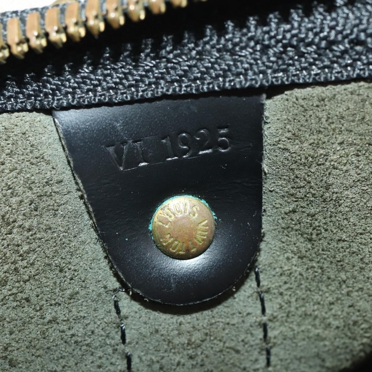 Louis Vuitton Keepall Epi Leather, Black, Leather, Travel Bag