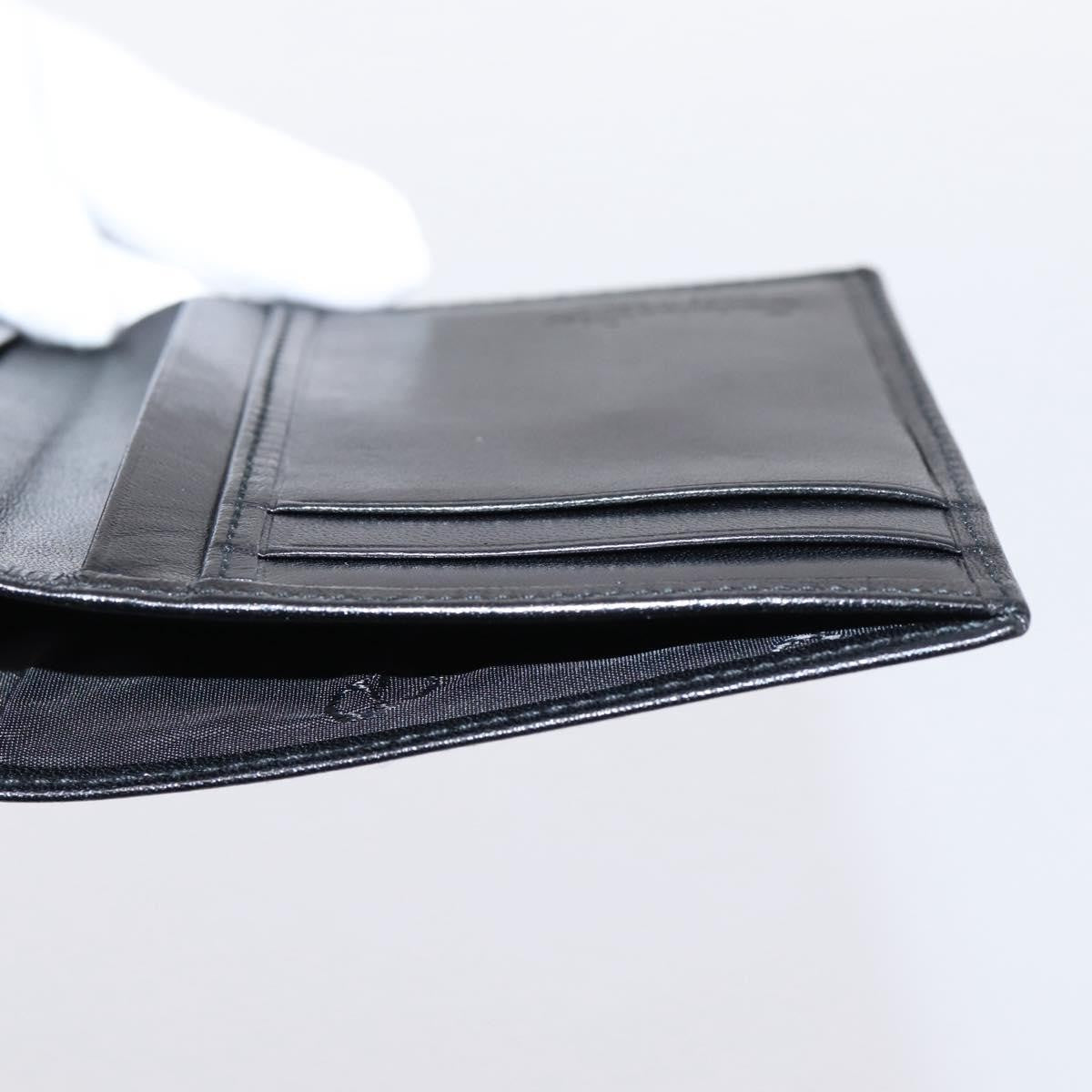Christian Dior Bifold Card Holder Leather, Black, Leather, Card Holder