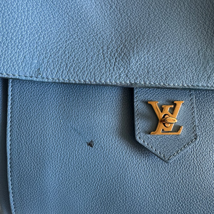Louis Vuitton Lockme Handbag Leather, Black, Leather, Handbag