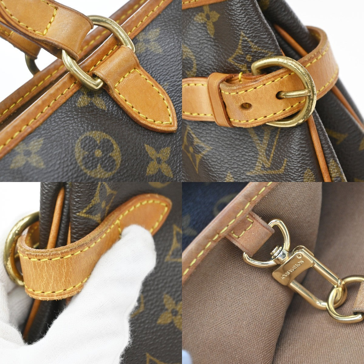 Louis Vuitton Batignolles Monogram Canvas, Brown, Canvas, Tote Bag