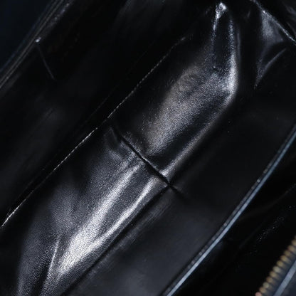 Salvatore Ferragamo Gancini Leather, Navy, Leather, Handbag