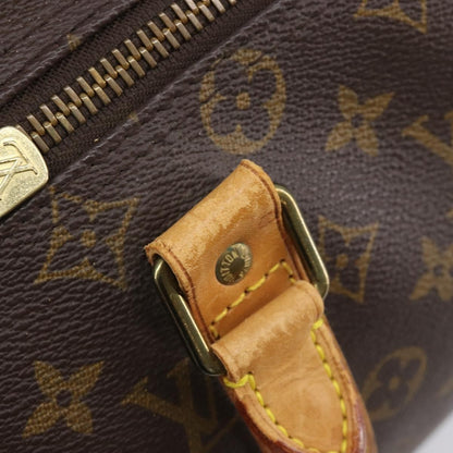 Louis Vuitton Keepall Bandouliere Macassar Monogram Canvas, Brown, Canvas, Travel Bag