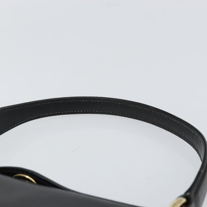 Gucci Vintage Handbag Leather, BLACK, LEATHER, Handbag