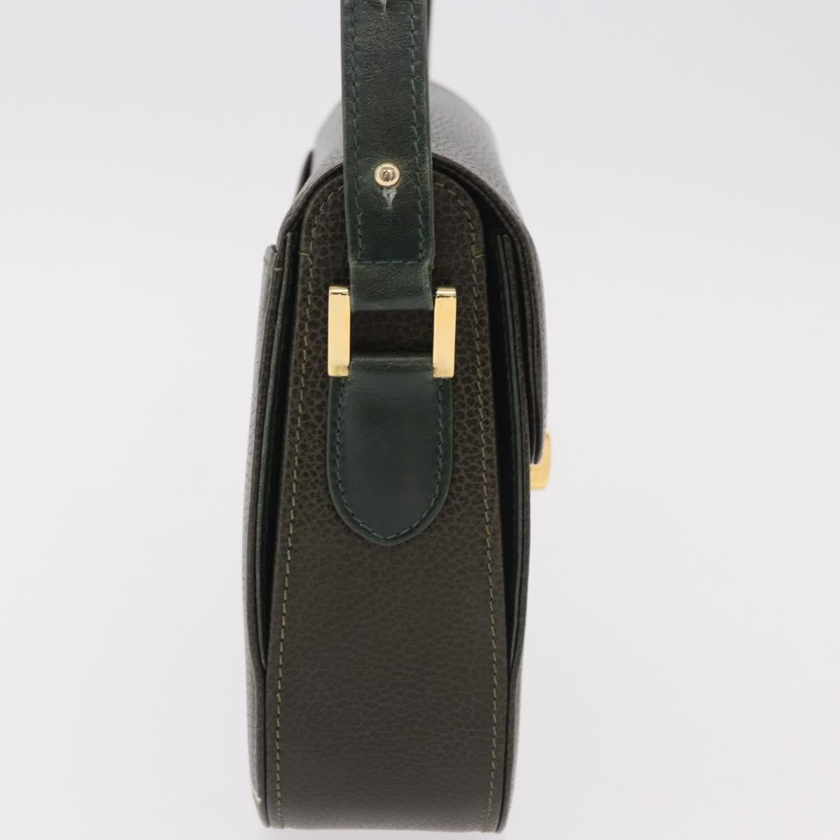 Bally Handbag Leather, Green, Leather, Handbag