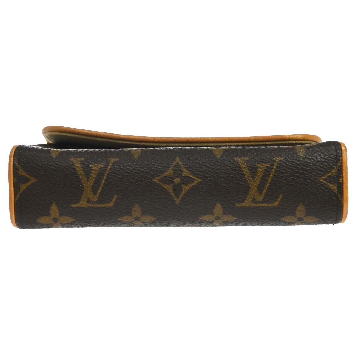 Louis Vuitton Florentine Pochette Damier, Brown, Canvas, Clutch