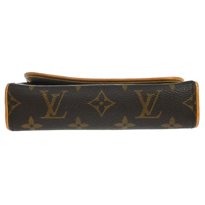 Louis Vuitton Florentine Pochette Damier, Brown, Canvas, Clutch
