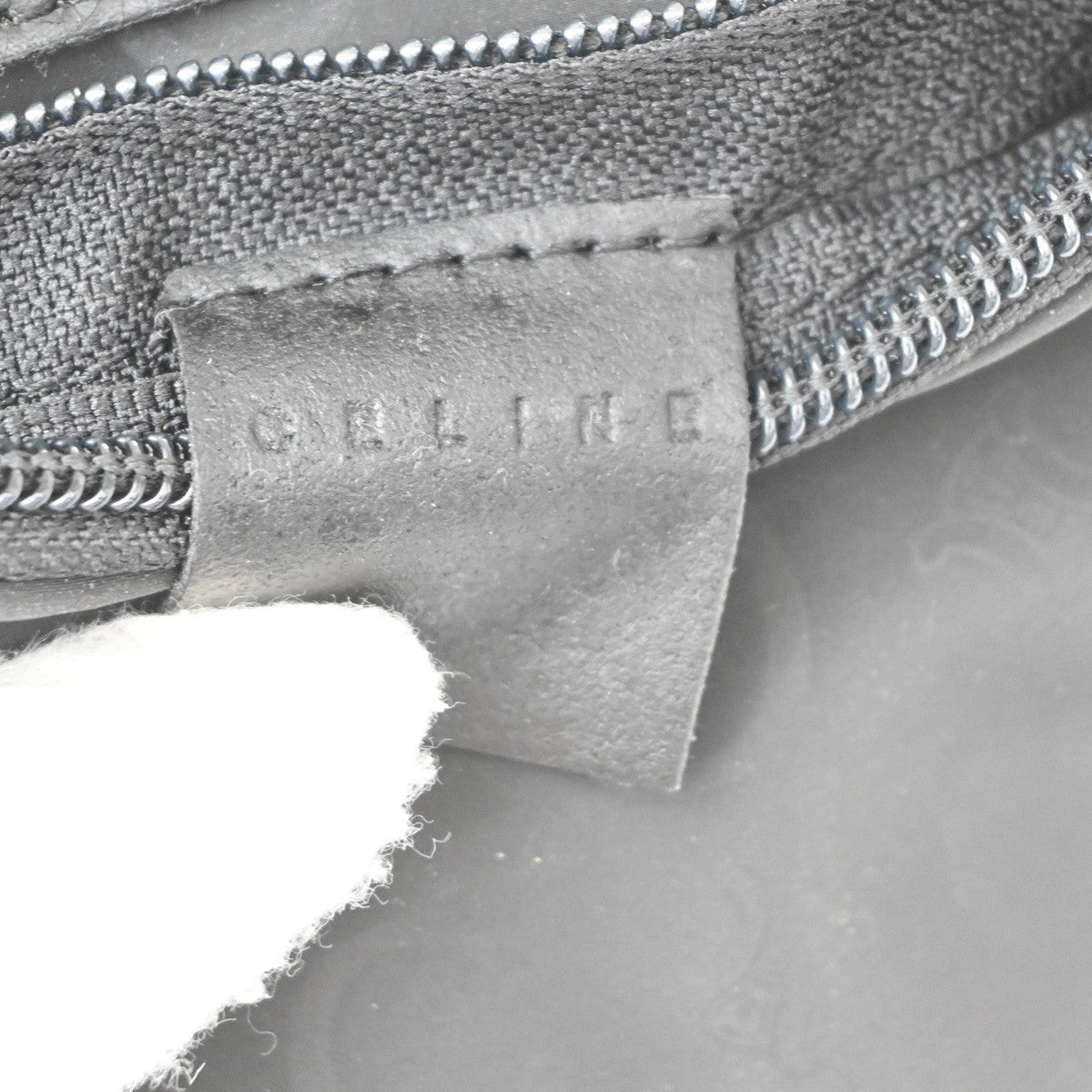 Celine Macadam waist Nylon, Black, Canvas, Backpack