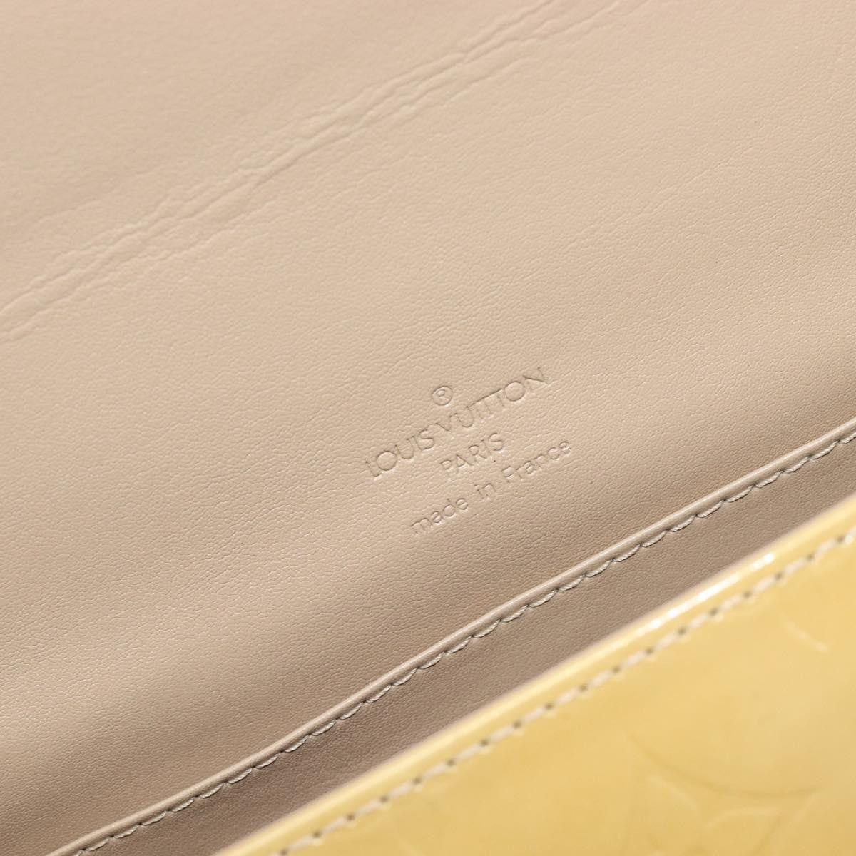 Louis Vuitton Thompson Street Monogram Vernis, Beige, Patent Leather, Shoulder Bag