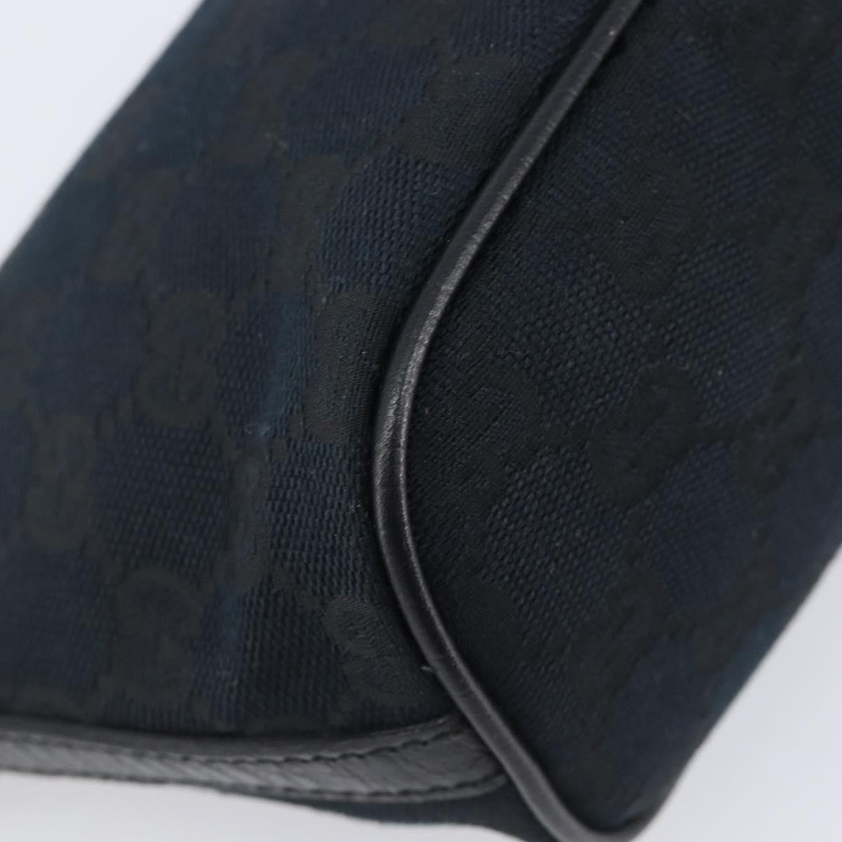 Gucci Zipped Pochette GG Canvas, Black, Canvas, Shoulder Bag