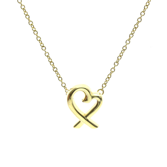 Tiffany & Co. Paloma Picasso Loving Heart Pendant 18K Yellow Gold, Gold, Yellow Gold, Necklace