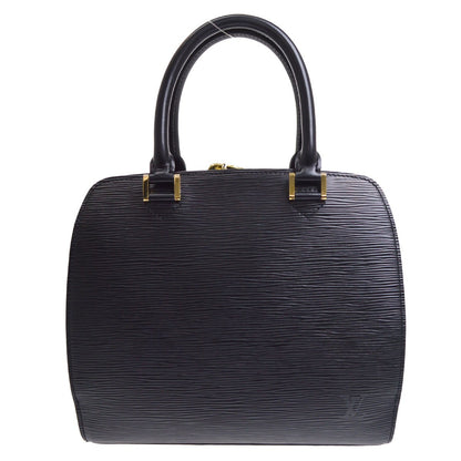 Louis Vuitton Pont Neuf Epi Leather, Black, Leather, Handbag