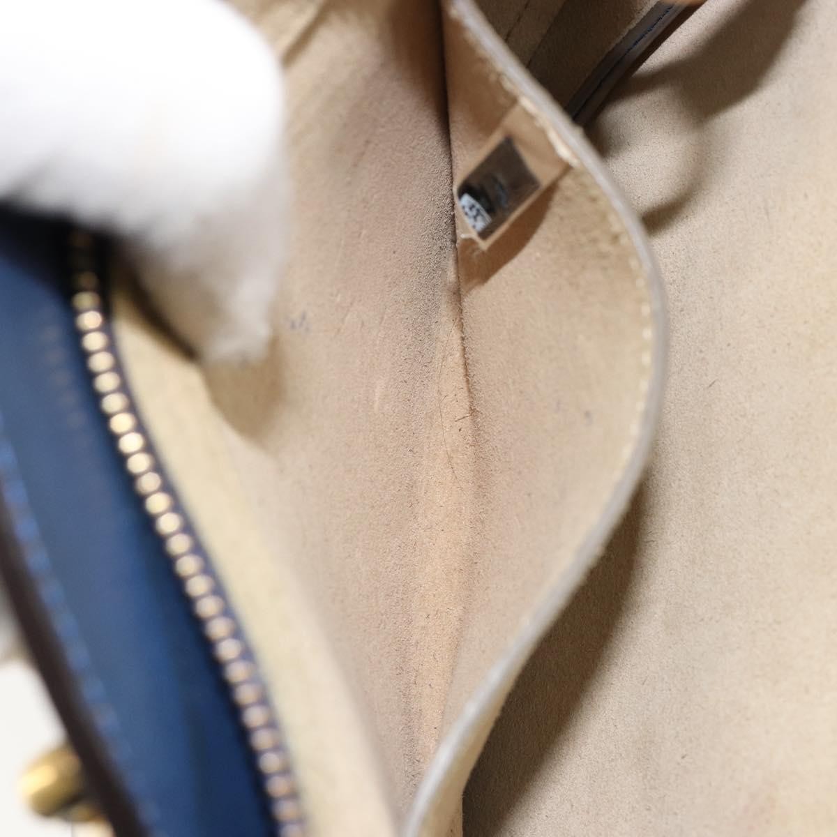 Chloe Pixie Leather and Suede, Blue, Leather, Crossbody Bag