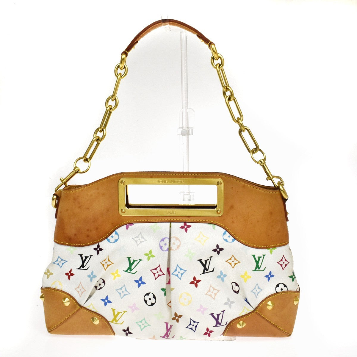 Louis Vuitton Judy Monogram Multicolor, White, Canvas, Handbag