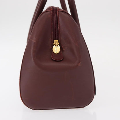 Cartier Must Line Leather, Burgundy, Leather, Handbag