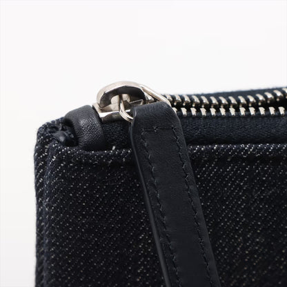 Chanel Deauville Pouch Denim, NAVY, DENIM_JEANS, Clutche & pouche