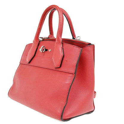 Louis Vuitton City Steamer Leather, Red, Leather, Handbag