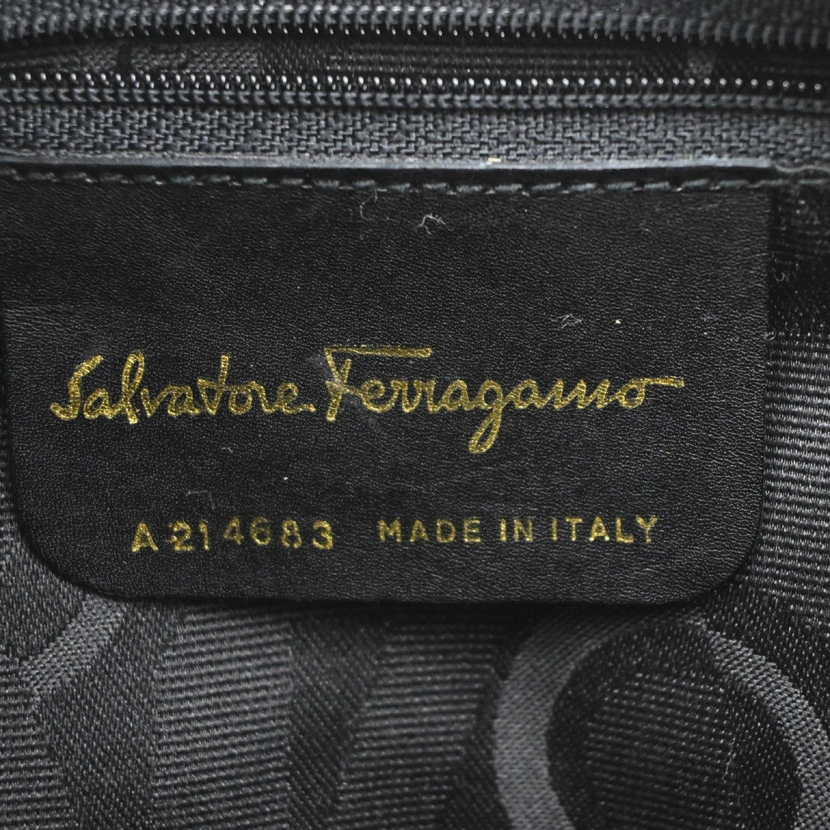 Salvatore Ferragamo Vara Bow Camera Leather, Black, Leather, Shoulder Bag