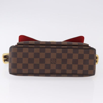 Louis Vuitton Ravello Damier Ebene, Brown, Canvas, Shoulder Bag