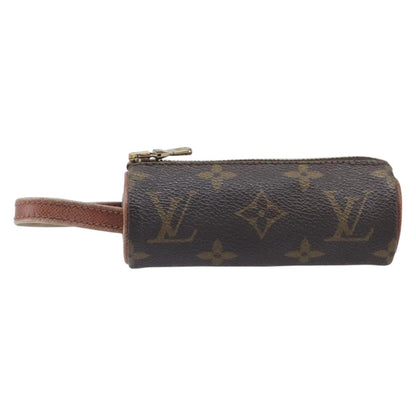 Louis Vuitton golf ball case monogram, Brown, Canvas, Clutch