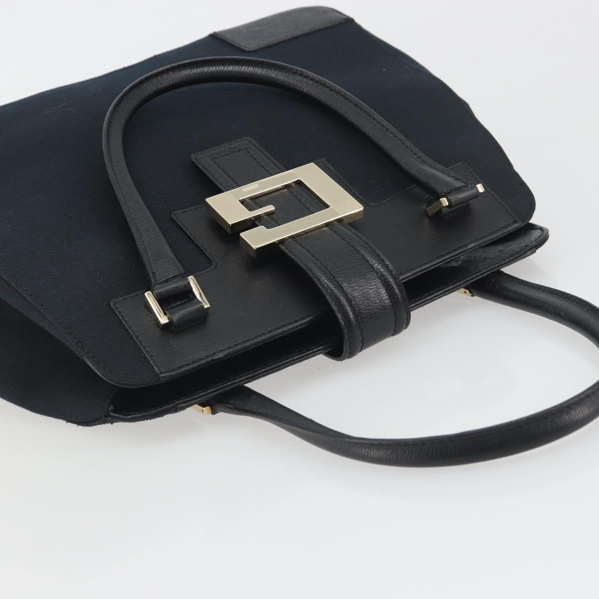 Gucci Vintage G Hobo GG Canvas and Leather, Black, Canvas, Shoulder Bag