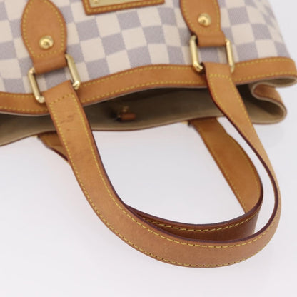 Louis Vuitton Hampstead Damier, Beige, Canvas, Handbag