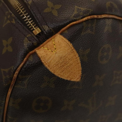Louis Vuitton Keepall Bag Monogram Canvas, BROWN, CANVAS, Travel bag