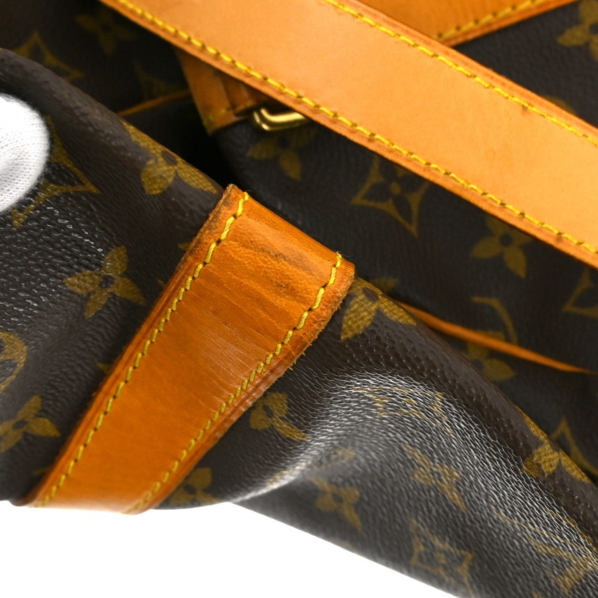 Louis Vuitton Keepall Bandoulière Monogram, Brown, Canvas, Travel Bag