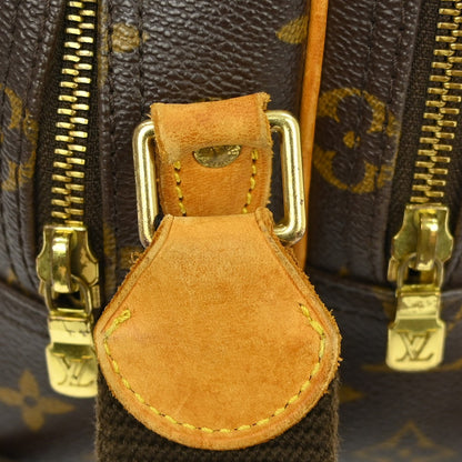 Louis Vuitton Reporter Monogram, Brown, Canvas, Shoulder Bag