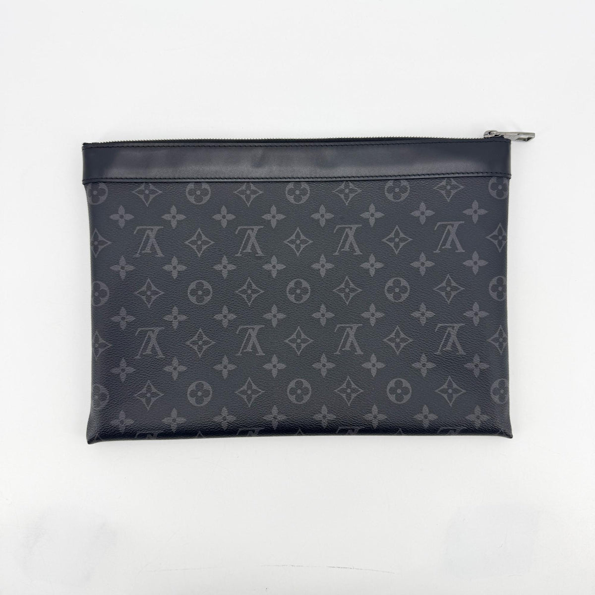 Louis Vuitton Discovery Pochette Monogram Eclipse Canvas, Black, Canvas, Clutch