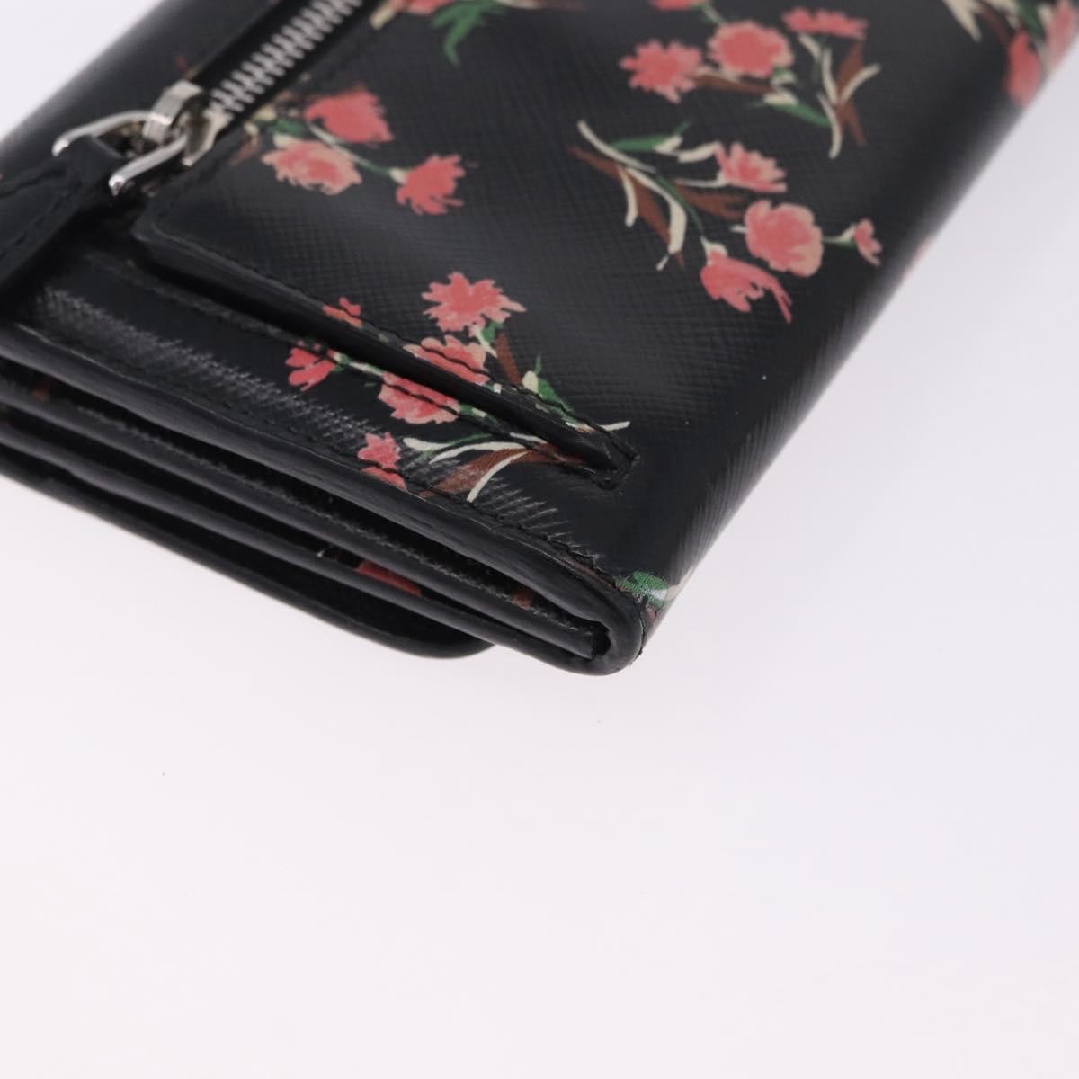 Prada Saffiano Leather, Black, Leather, Wallet
