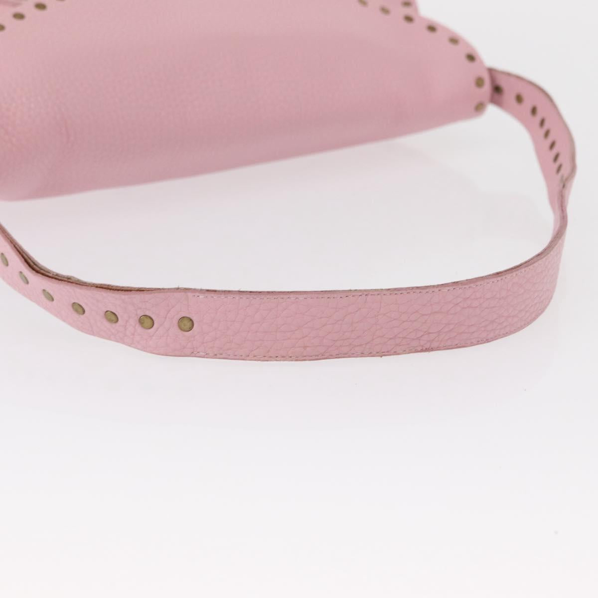 Celine Celine Evening Clutch Smooth Calfskin, PINK, LEATHER, Shoulder bag