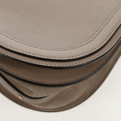 Chloe Nile Leather, Beige, Leather, Shoulder Bag