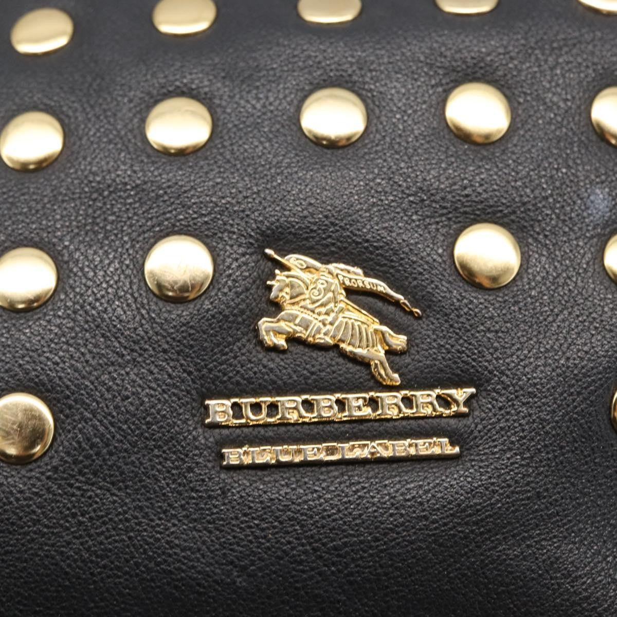 Burberry Blue Label Leather, Black, Leather, Shoulder Bag