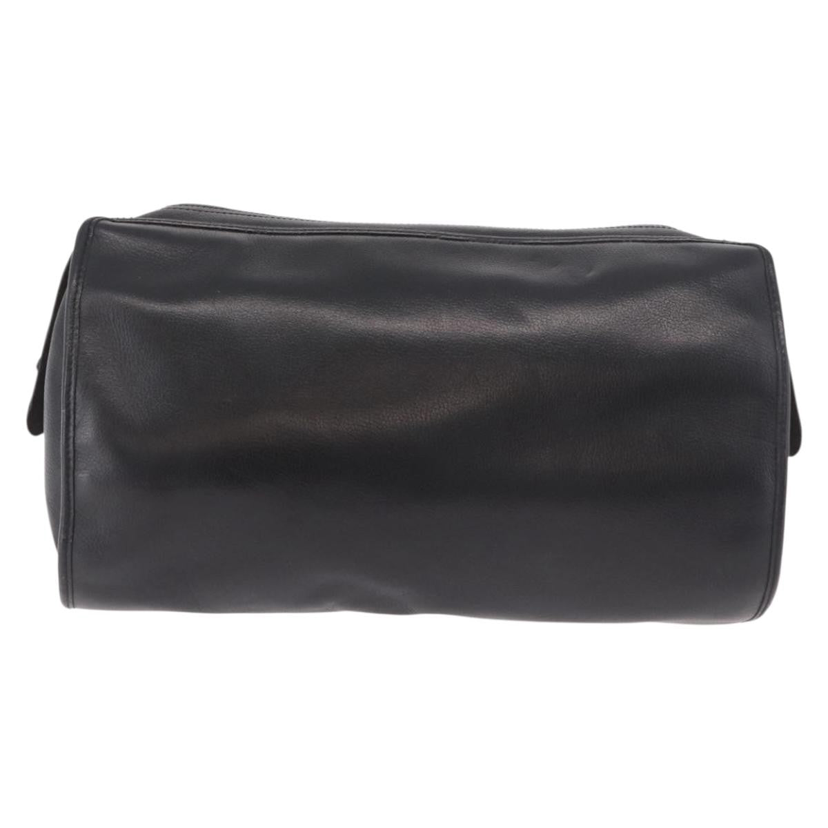 Christian Dior Shoulder Leather, Black, Leather, Shoulder Bag