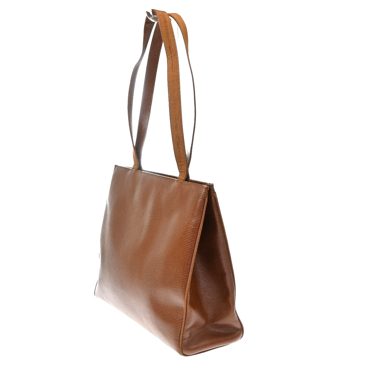 Salvatore Ferragamo Vala tote Embossed Leather, Brown, Leather, Tote Bag