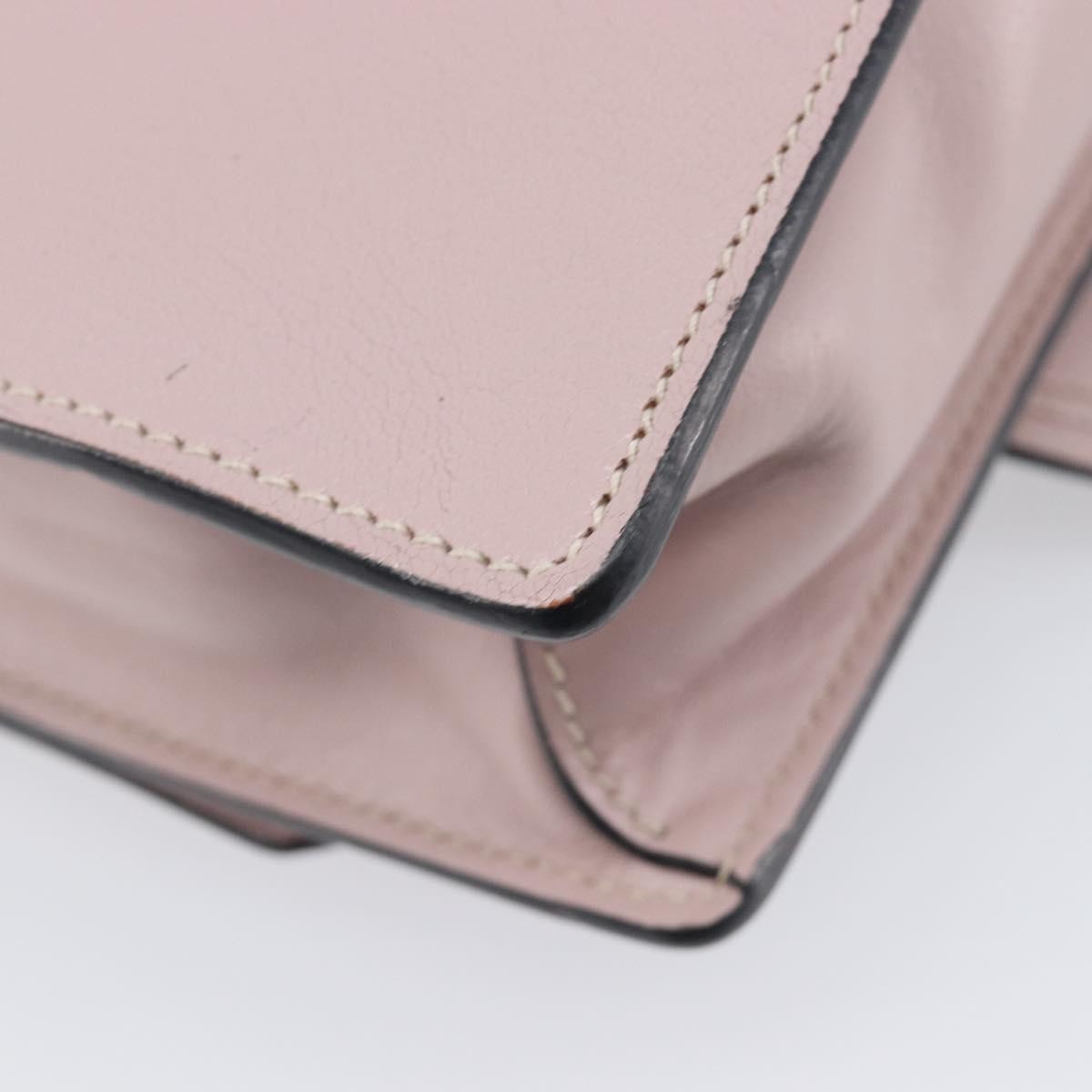 Miu Miu Madras Crystal Flap Leather, Pink, Leather, Crossbody Bag