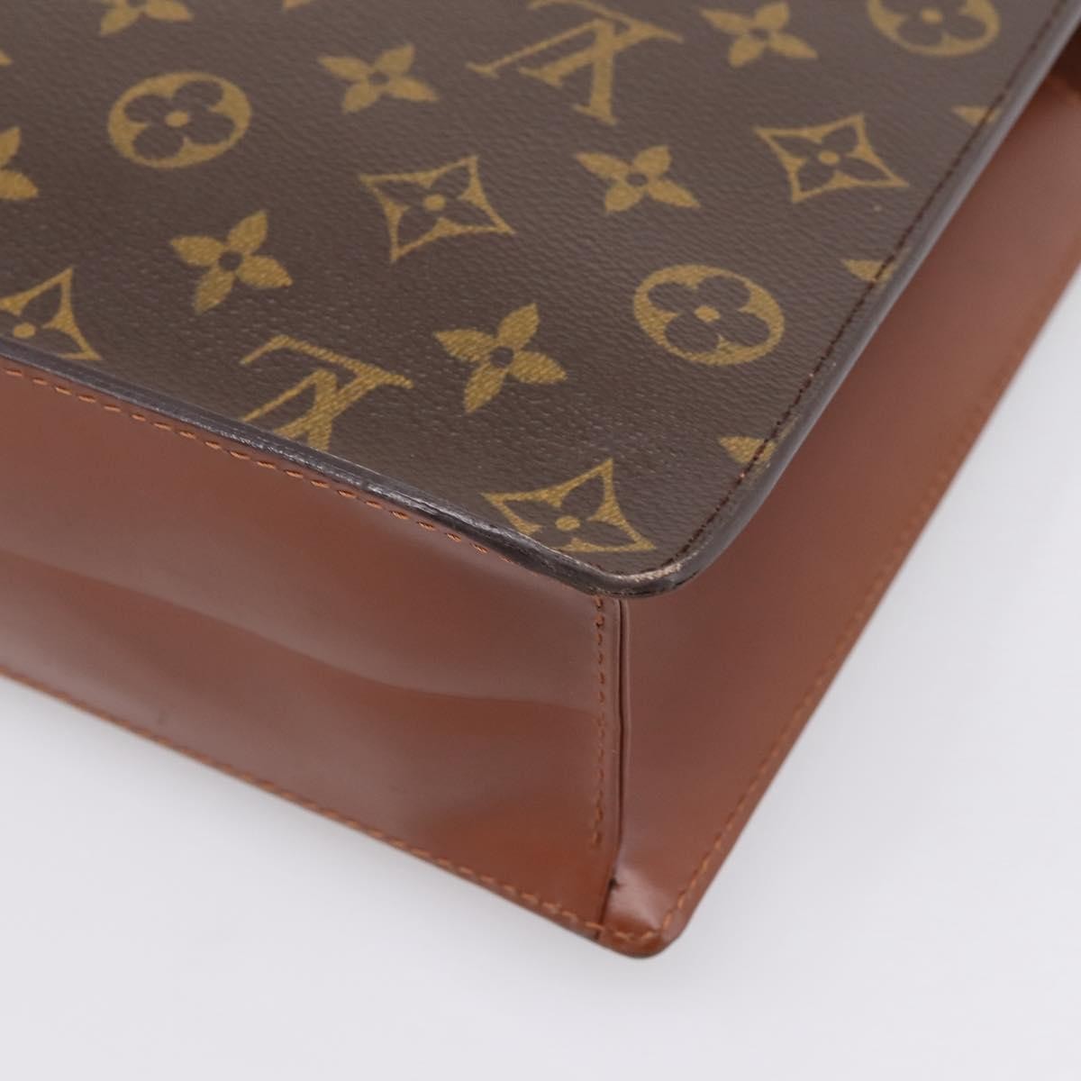 Louis Vuitton Monceau Monogram Canvas, Brown, Canvas, Handbag
