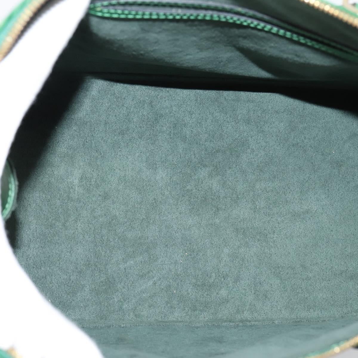 Louis Vuitton Alma Epi Leather, Green, Leather, Handbag