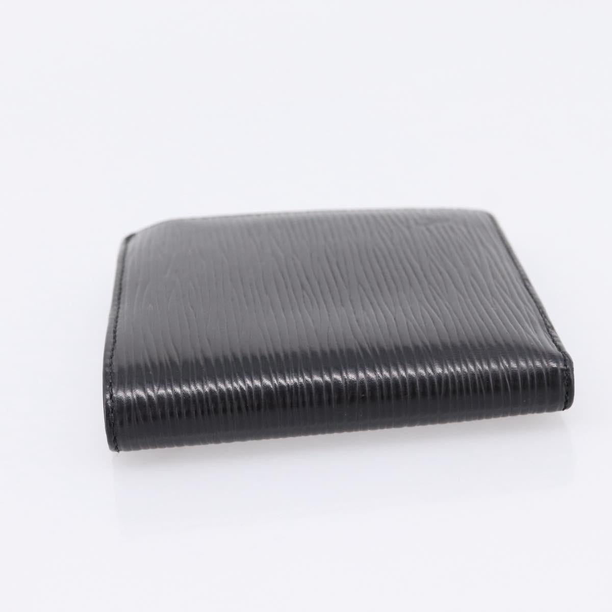 Louis Vuitton Marco Epi Leather, Black, Leather, Wallet