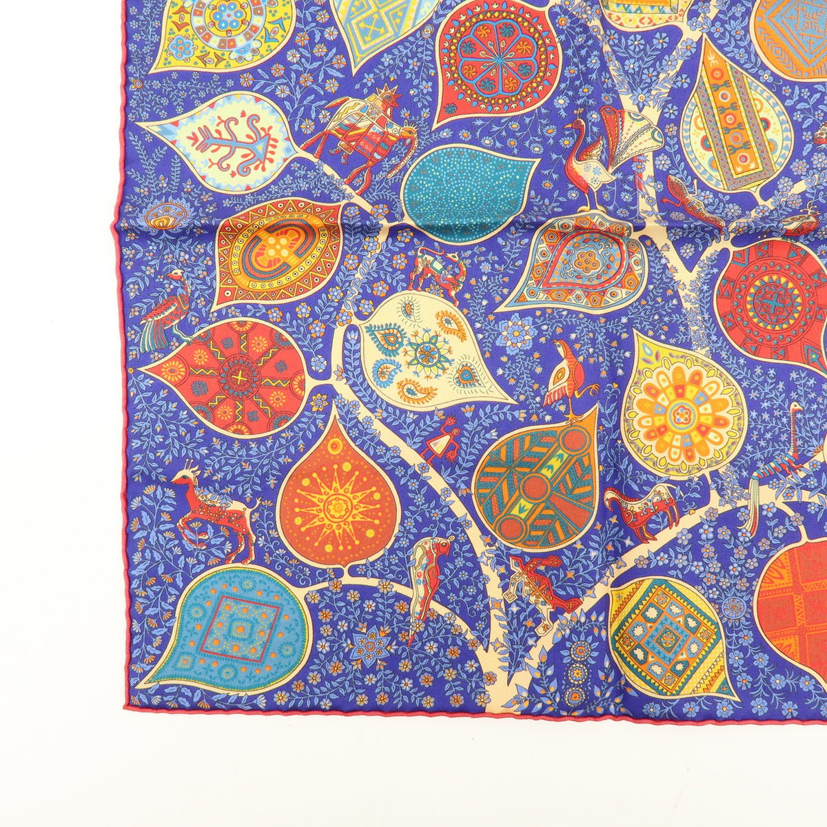 Hermes Carré 45 Les Capucines 100% Silk, Multicolour, Silk, Scarf