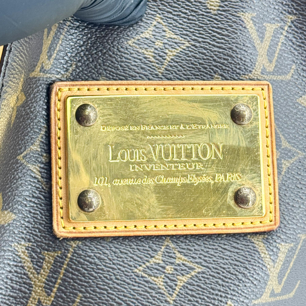 Louis Vuitton Galliera Monogram Canvas, Brown, Canvas, Handbag