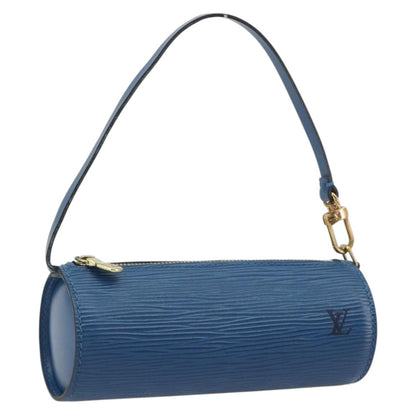 Louis Vuitton Soufflot Pochette Epi Leather, Blue, Leather, Clutch