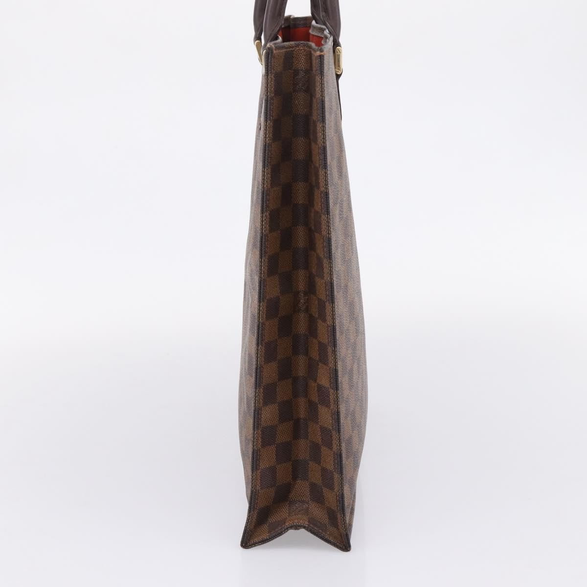 Louis Vuitton Venice Sac Plat Damier, Brown, Canvas, Tote Bag