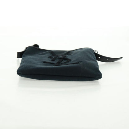 Saint Laurent Vintage Canvas, Black, Canvas, Handbag