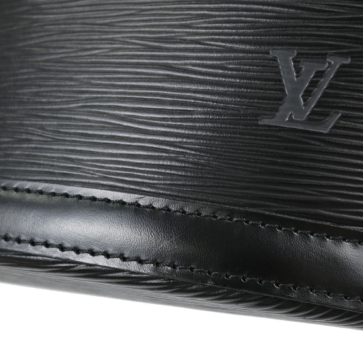 Louis Vuitton Saint Jacques Epi Leather, Black, Leather, Handbag